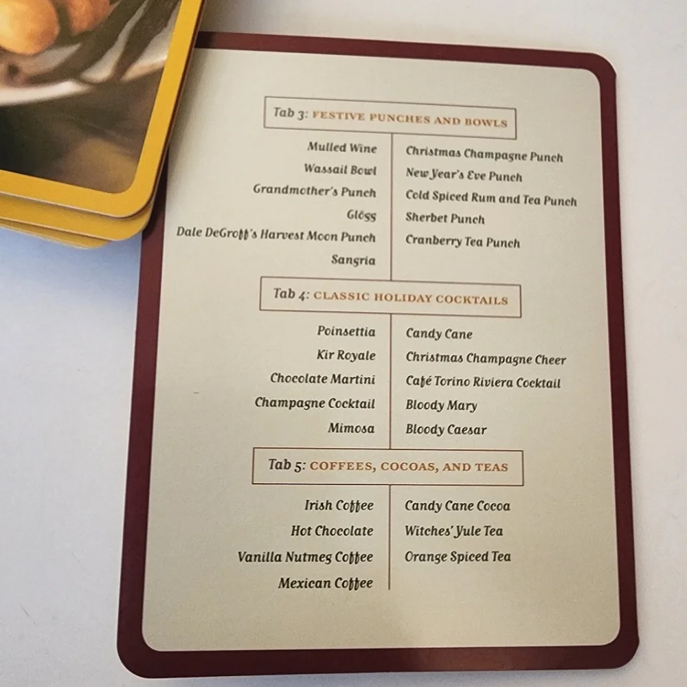 Hot Toddies Recipe Card Deck